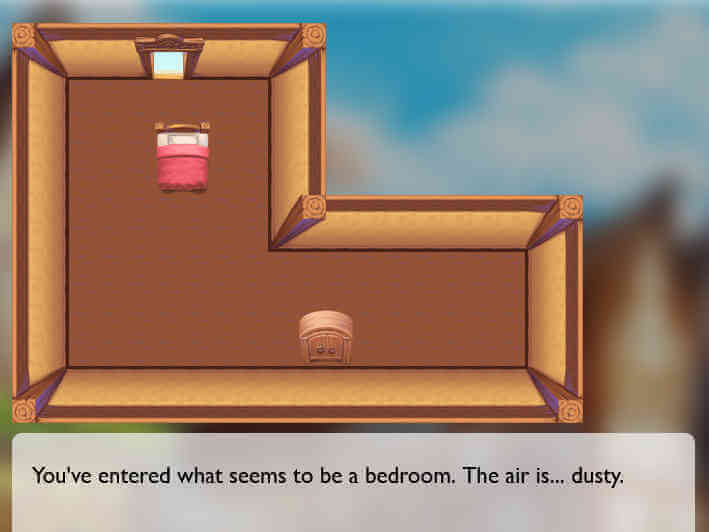 A frame from the Gates of Fate game